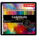 Stabilo CarbOthello Pastel Pencil Tins, 24 pencils