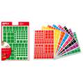 Sticker Sets, 2268 square stickers, assorted colours