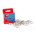 ®APLI | Hinged Rings — packs, Ø 38mm, 20 rings, pack of 20