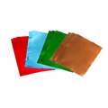 O'color | Double Sided Aluminium Craft Foil — 12 x A4 sheets, silver / assorted colours, pack of 12