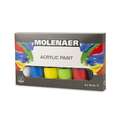 Molenaer Acrylic Paint Sets, 6 x 75ml, set