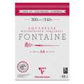 Clairefontaine | FONTAINE Cold Pressed watercolour paper — 300 gsm, A4 - 21 cm x 29.7 cm, 300 gsm, cold pressed, 2. pad of 12 sheets