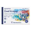 Clairefontaine | AQUAPAD® Travel pads — 300 gsm, 13,5 cm x 25 cm, 15 sheets, cold pressed