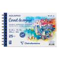 Clairefontaine Aquapad Carnet de Voyage Travel Pads, 14 cm x 22 cm, 300 gsm, cold pressed