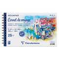 Clairefontaine Aquapad Carnet de Voyage Travel Pads, 17 cm x 27 cm, 300 gsm, cold pressed