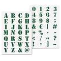 QBIX | Industrial alphabet stencil — sets of 2, A3 - 29.7 cm x 42 cm, set