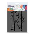 QBIX | Image stencils — various, No 7 Bamboo - A4, A4 - 21 cm x 29.7 cm