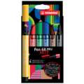 STABILO® | ARTY Pen 68 MAX Sets — various, 6 pens, 1-5 mm, bevelled tip