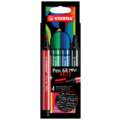 STABILO® | ARTY Pen 68 MAX Sets — various, 4 pens, 1-5 mm, bevelled tip