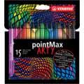 STABILO® | pointMax Arty Marker — sets, 0.8 mm, conical tip
