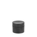 GLOREX | Black Empty Cream Jars — double-walled, 15 ml, single