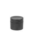 GLOREX | Black Empty Cream Jars — double-walled, 30 ml, single