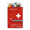 CARAN d'ACHE® | SWISSCOLOR AQUARELLE  Water-Soluble Pencils — sets, 12 pencils