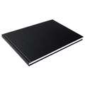 Kunst & Papier Sketchbooks, A4 - 21 cm x 29.7 cm, 100 gsm, A4 / Black / Landscape / 100gsm