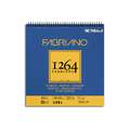 Fabriano 1264 Spiral Sketch Pads, 30 cm x 30 cm, 90 gsm, hot pressed (smooth)