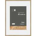 nielsen® | Skava picture frame — wood ○ ready-cut mount included, Natural oak, A2 - 42 cm x 59.4 cm, (A2) 42 cm x 59.4 cm — aperture 29.7 cm x 42 cm