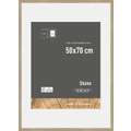 nielsen® | Skava picture frame — wood ○ ready-cut mount included, Natural oak, 50 cm x 70 cm, 50 cm x 70 cm — aperture 40 cm x 50 cm