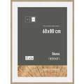 nielsen® | Skava picture frame — wood ○ ready-cut mount included, Natural oak, 60 cm x 80 cm, 60 cm x 80 cm — aperture 50 cm x 70 cm