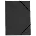 Leitz | Recycled Card Folder — elastic band closure, Black
