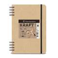 Clairefontaine | Kraft Natural Sketchbooks — double spiral, A5, sketchbook, 115 gsm