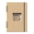 Clairefontaine | Kraft Natural Sketchbooks — double spiral, A4, sketchbook, 115 gsm