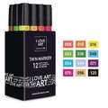 I LOVE ART | Twin markers — sets of 12, Set 1