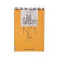 GERSTAECKER | N° 1 sketching pads, A3 - 29.7 cm x 42 cm, 90 gsm, hot pressed (smooth), Pad containing 120 Sheets