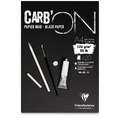 Clairefontaine Carb'On Drawing Pad, A4 - 21 cm x 29.7 cm, 120 gsm, cold pressed, pad (bound on one side)