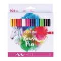 Talens | ECOLINE™ Brush Pen sets — 10 markers, Bright