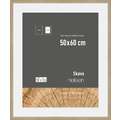 nielsen® | Skava picture frame — wood ○ ready-cut mount included, Natural oak, 50 cm x 60 cm, 50 cm x 60 cm — aperture 40 cm x 50 cm