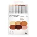 COPIC® | sketch marker — sets of 6, Skin tones