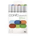COPIC® | sketch marker — sets of 6, Earth essentials