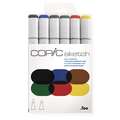 COPIC® | sketch marker — sets of 6, Bold Primaries