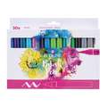 Talens Ecoline Brush Pen Marker Sets, 30 colours