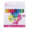 Talens Ecoline Brush Pen Marker Sets, 10 colours