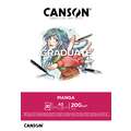 CANSON® | GRADUATE MANGA pads — 200 gsm, A3 - 29.7 cm x 42 cm, smooth, 200 gsm, pad (bound on one side)