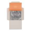 GIUSTO MANETTI | Imitation Metal Leaf — 25 sheets, aluminium, 140 mm x 140 mm, loose leaf
