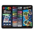 uni POSCA | Paint Marker Sets — 20 markers, GROOVY COLOURS