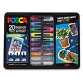 uni POSCA | Paint Marker sets — 20 markers, GROOVY COLOURS