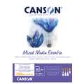 CANSON® | Mixed Media Essentia Paper — various formats, A4 - 21 cm x 29.7 cm, 250 gsm, cold pressed, 1. Bound pad of 30 sheets