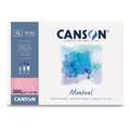 CANSON® | Montval® Watercolour Paper — satin, pad (bound on one side), 18 cm x 25 cm, 12 sheets, satin, 2. Bound pad