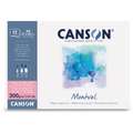 CANSON® | Montval® Watercolour Paper — satin, pad (bound on one side), A4, 12 sheets, satin, 2. Bound pad