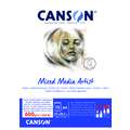 CANSON® | Mixed Media Artist paper — various formats, A4 - 21 cm x 29.7 cm, 600 gsm, cold pressed, 2. Bound pad of 15 sheets