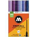 MOLOTOW™ | ONE4ALL Acrylic Pump Markers 127HS — 6 marker sets, Violet set