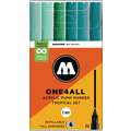 MOLOTOW™ | ONE4ALL Acrylic Pump Markers 127HS — 6 marker sets, Tropical set