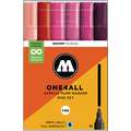 MOLOTOW™ | ONE4ALL Acrylic Pump Markers 227HS — 6 marker themed sets, Pink set