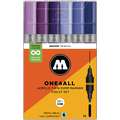 MOLOTOW™ | ONE4ALL Acrylic Twin Pump Markers — sets of 6, Violet set