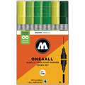 MOLOTOW™ | ONE4ALL Acrylic Twin Pump Markers — sets of 6, Green set