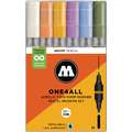 MOLOTOW™ | ONE4ALL Acrylic Twin Pump Markers — sets of 6, Pastel modern set