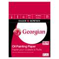 DALER-ROWNEY | Georgian oil painting pads — 250 gsm, 22.9 cm x 30.5 cm, 250 gsm, textured, pad (bound on one side)